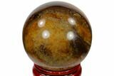 Polished Tiger's Eye Sphere - South Africa #116068-1
